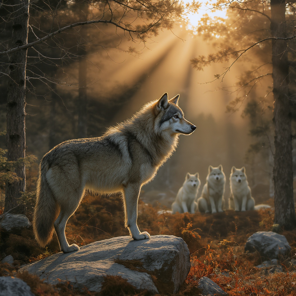 Wolf - Lonely and in group